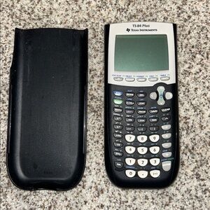 Texas Instruments TI-84 Plus Black and Gray Calculator